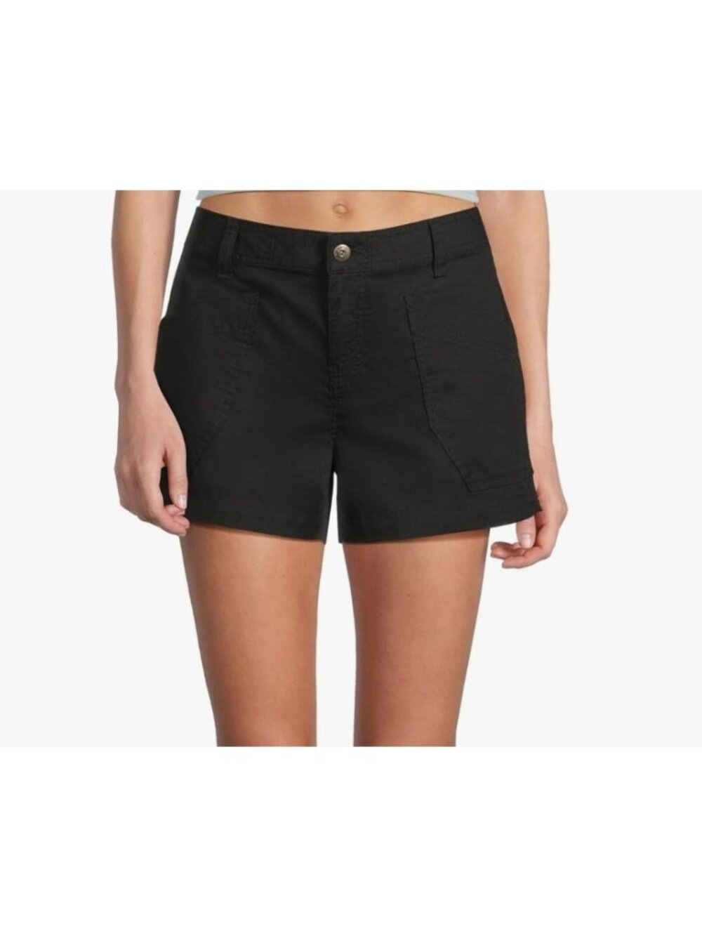 Prana Palisades Ripstop Shorts Women's Size 0 in Black New With Tags!